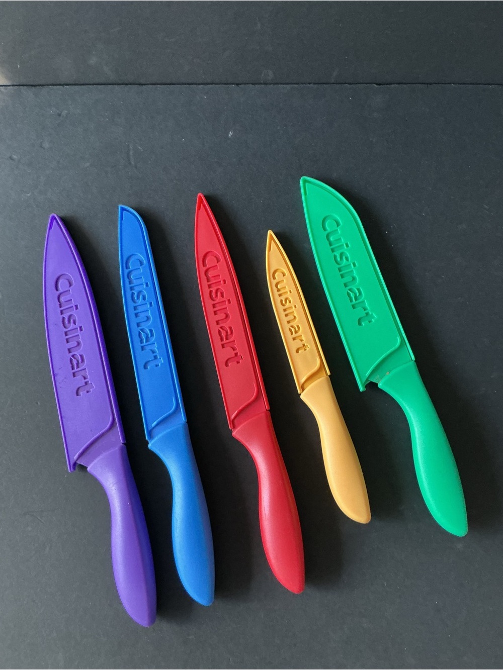 Cuisinart Colorful Knife Set — Purple, Blue, Red, Yellow, Green